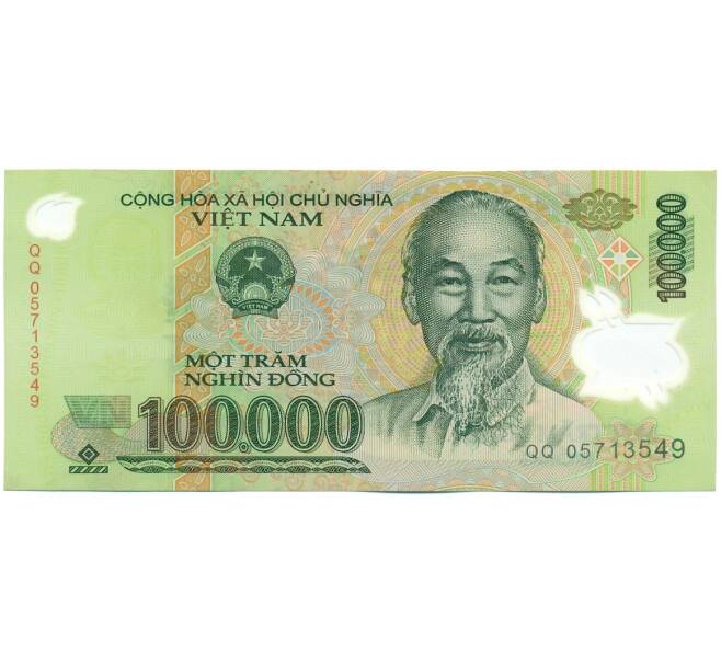 Банкнота 100000 донг 2005 года Вьетнам (Артикул: K12-49966) — Фото №1
