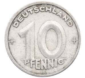 10 пфеннигов 1949 года A Восточная Германия (ГДР) — Фото №2