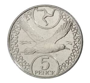 5 пенсов 2017 года Остров Мэн — Фото №1