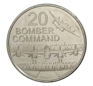 20 центов 2016 года Австралия — «100 лет АНЗАК — Бомбардировщик» — Фото №1