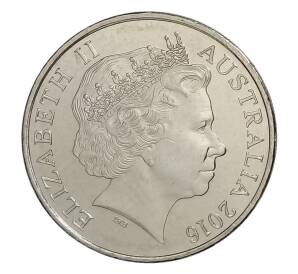 20 центов 2016 года Австралия — «100 лет АНЗАК — Крысы Тобрука» — Фото №2