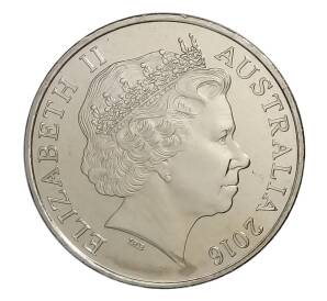 20 центов 2016 года Австралия — «100 лет АНЗАК — Тайско-Бирманская железная дорога» — Фото №2