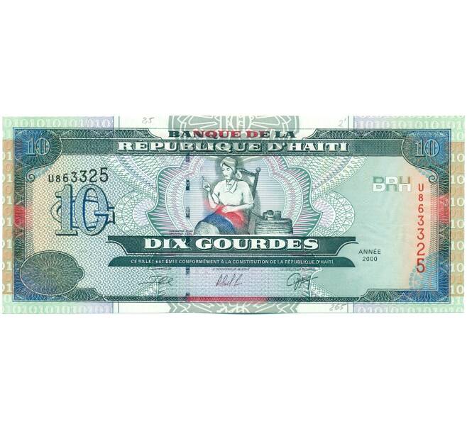 Банкнота 10 гурдов 2000 года Гаити (Артикул: K12-50764) — Фото №1