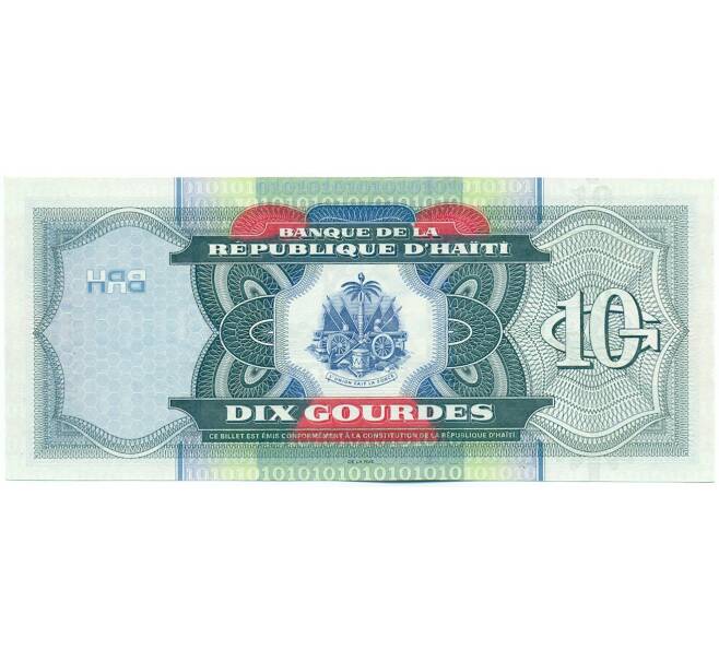 Банкнота 10 гурдов 2000 года Гаити (Артикул: K12-50764) — Фото №2