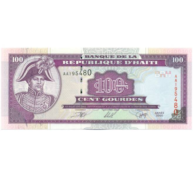 Банкнота 100 гурдов 2000 года Гаити (Артикул: K12-50769) — Фото №1