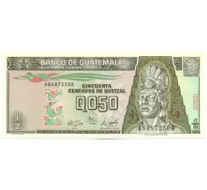 1/2 кетцаля 1989 года Гватемала — Фото №1