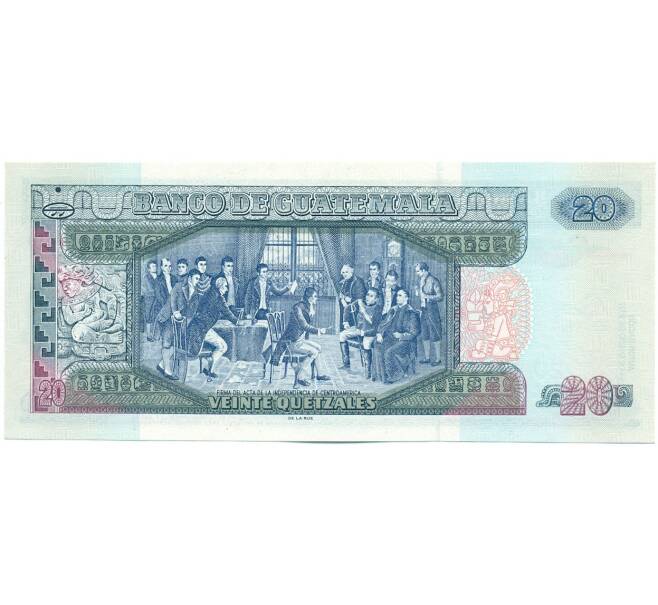 Банкнота 20 кетцалей 2007 года Гватемала (Артикул: K12-50787) — Фото №2