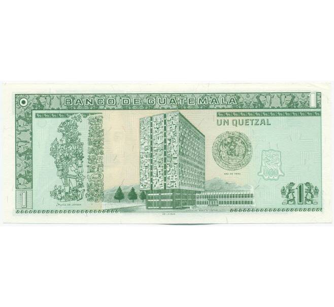 Банкнота 1 кетцаль 1998 года Гватемала (Артикул: K12-50795) — Фото №2