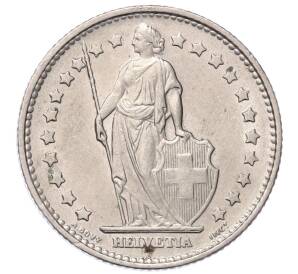 1 франк 1968 года Швейцария — Фото №2