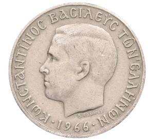 2 драхмы 1966 года Греция — Фото №2