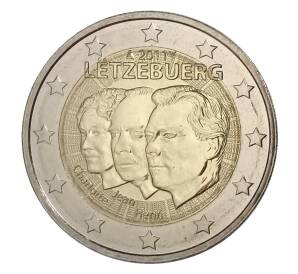 2 евро 2011 года Люксембург — 50 лет назначения Великого герцога Жана титулом «lieutenant-representant» — Фото №1