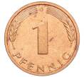 Монета 1 пфенниг 1983 года G Западная Германия (ФРГ) (Артикул: K12-51696) — Фото №2