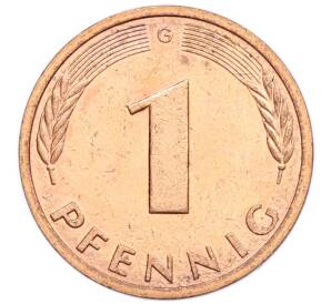 1 пфенниг 1984 года G Западная Германия (ФРГ) — Фото №2