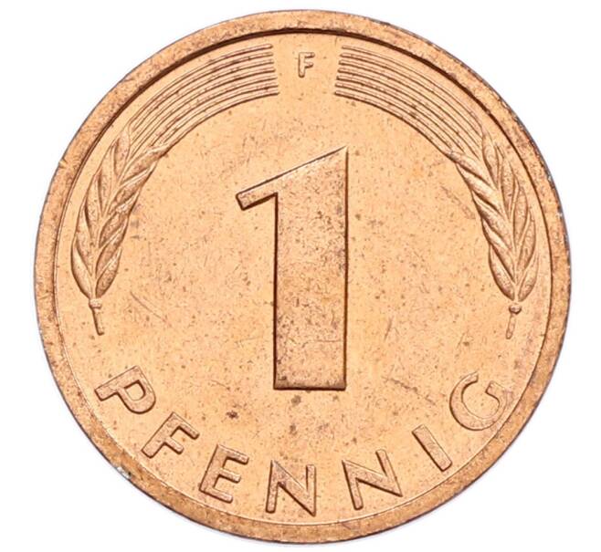 Монета 1 пфенниг 1991 года F Германия (Артикул: K12-51751) — Фото №2