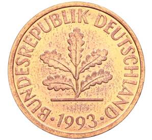 2 пфеннига 1993 года D Германия — Фото №1