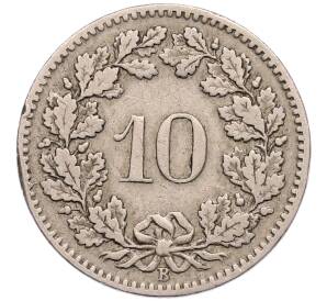 10 раппенов 1901 года Швейцария — Фото №2