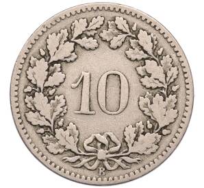 10 раппенов 1902 года Швейцария — Фото №2