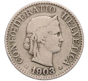 10 раппенов 1903 года Швейцария — Фото №1