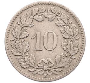 10 раппенов 1906 года Швейцария — Фото №2