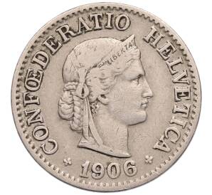 10 раппенов 1906 года Швейцария — Фото №1