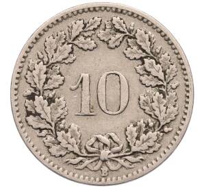 10 раппенов 1906 года Швейцария — Фото №2