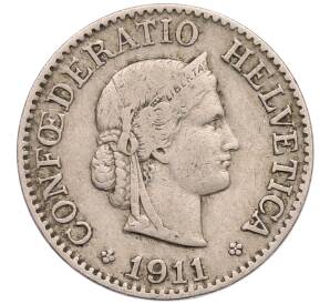 10 раппенов 1911 года Швейцария — Фото №1