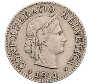 10 раппенов 1911 года Швейцария — Фото №1