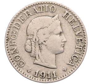 10 раппенов 1911 года Швейцария — Фото №1