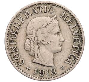 10 раппенов 1913 года Швейцария — Фото №1