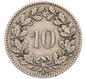 10 раппенов 1913 года Швейцария — Фото №2