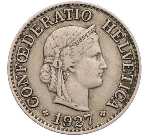 10 раппенов 1927 года Швейцария — Фото №1