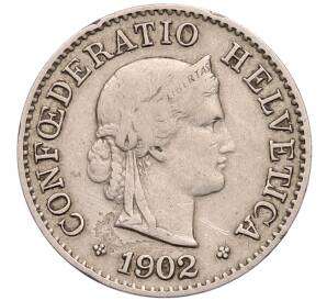 5 раппенов 1902 года Швейцария — Фото №1