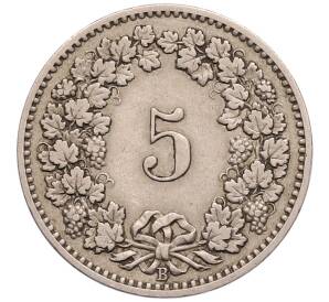 5 раппенов 1902 года Швейцария — Фото №2