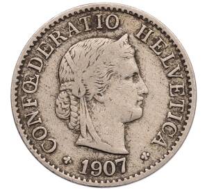 5 раппенов 1907 года Швейцария — Фото №1