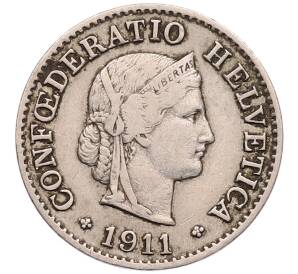 5 раппенов 1911 года Швейцария — Фото №1