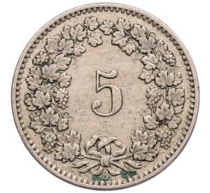 5 раппенов 1913 года Швейцария — Фото №2