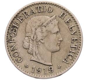 5 раппенов 1919 года Швейцария — Фото №1