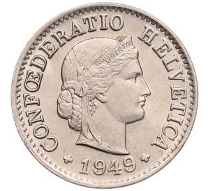 5 раппенов 1949 года Швейцария — Фото №1