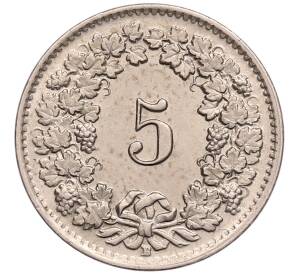 5 раппенов 1949 года Швейцария — Фото №2