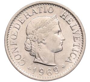 10 раппенов 1969 года Швейцария — Фото №1