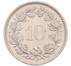 10 раппенов 1989 года Швейцария — Фото №2