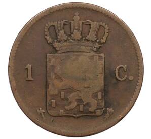 1 цент 1876 года Нидерланды — Фото №2