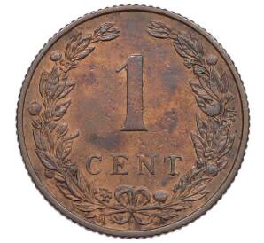 1 цент 1906 года Нидерланды — Фото №2