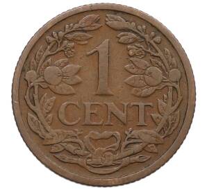 1 цент 1914 года Нидерланды — Фото №2