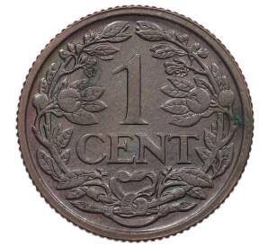1 цент 1915 года Нидерланды — Фото №2
