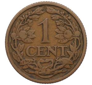 1 цент 1916 года Нидерланды — Фото №2