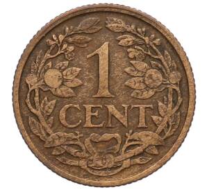 1 цент 1919 года Нидерланды — Фото №2