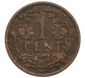 1 цент 1921 года Нидерланды — Фото №2