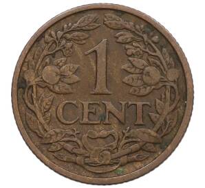 1 цент 1924 года Нидерланды — Фото №2