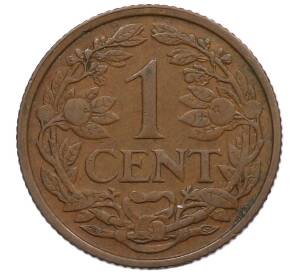 1 цент 1931 года Нидерланды — Фото №2